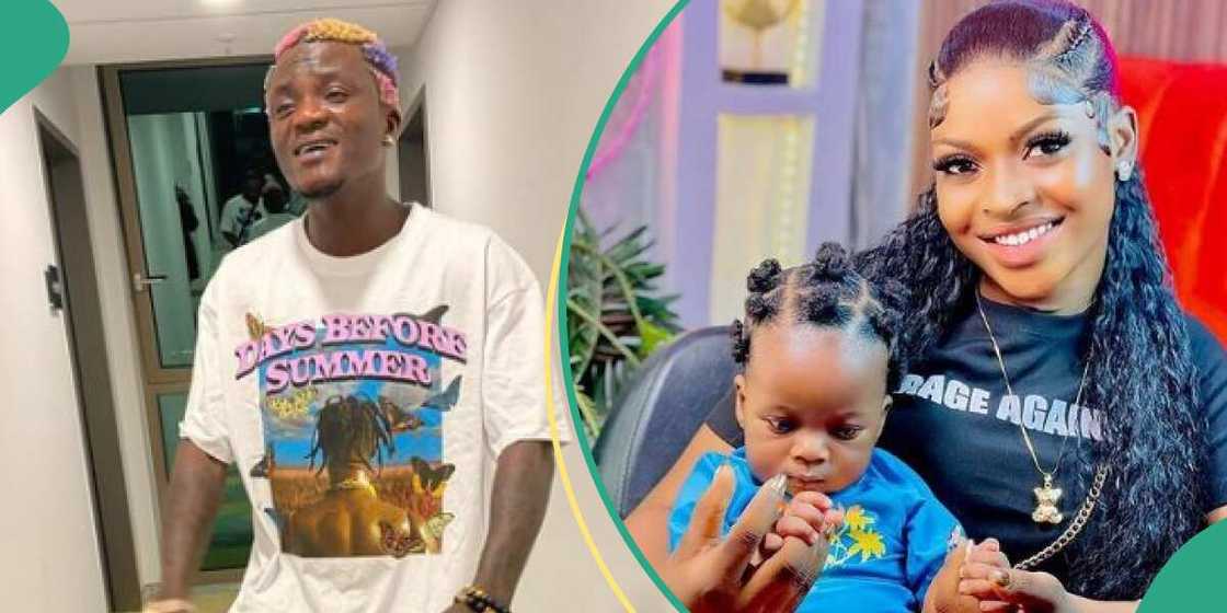 Nigerian singer Portable and second baby mama Honey Berry