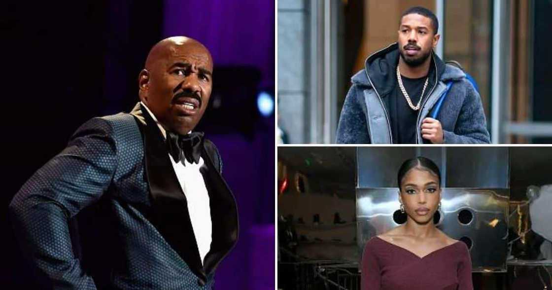 Steve Harvey, Michael B. Jordan, Lori Harvey, Split, Celebrity, Mzansi Steve Harvey, Michael B. Jordan, Lori Harvey, Split, Celebrity, Mzansi
