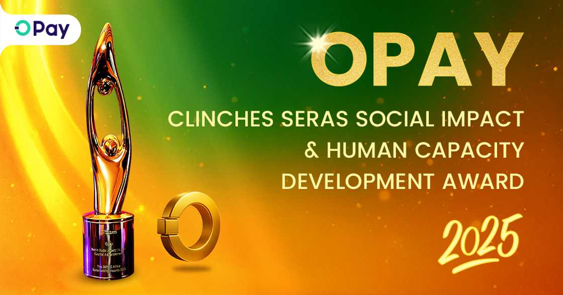 OPay Clinches SERAS 2025 Social Impact & Human Capacity Development Award OPay Clinches SERAS 2025 Social Impact & Human Capacity Development Award