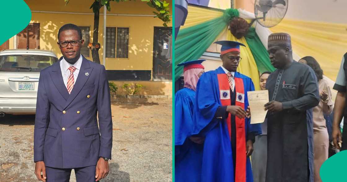 University of Ilorin Graduate with Two First Class Degrees Shares Photos from Induction Ceremony