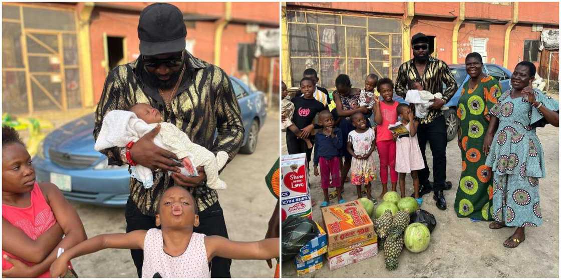 Harrysong at orphanage