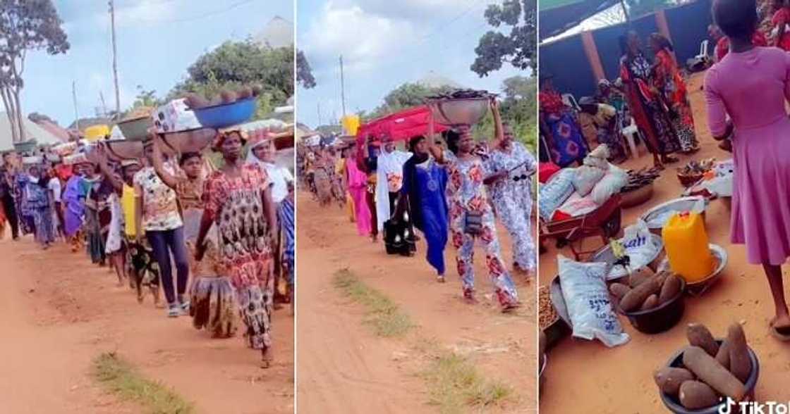 Villagers assist man in paying lover's bride price Villagers assist man in paying lover's bride price