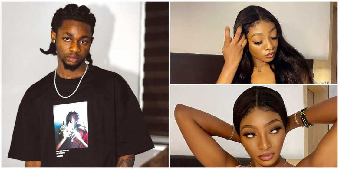 Omah Lay spotted with lover. Omah Lay spotted with lover.