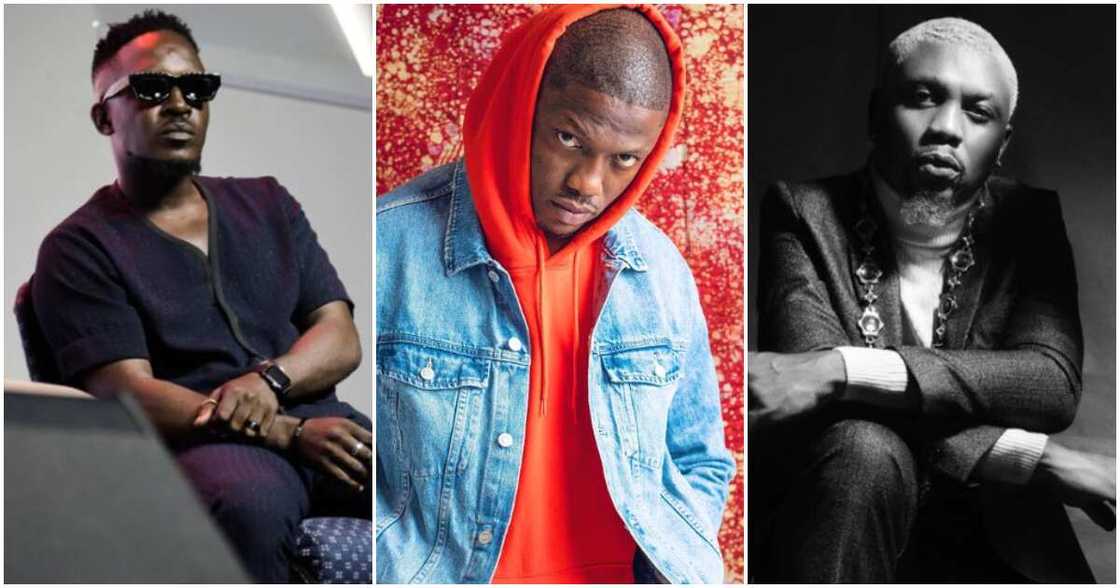 Nigerian rappers MI, Vector, and Reminisce Nigerian rappers MI, Vector, and Reminisce