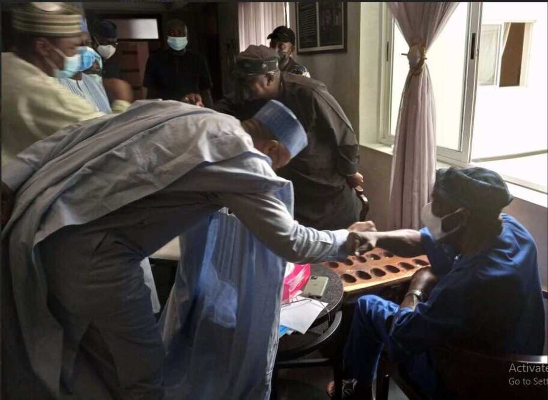 Obasanjo, Saraki in closed-door meeting in Abeokuta Obasanjo, Saraki in closed-door meeting in Abeokuta