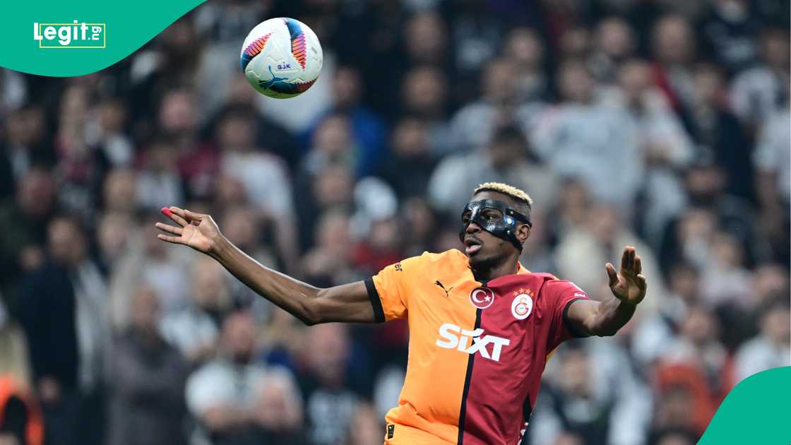 Victor Osimhen, Galatasaray, Besiktas, Tupras Stadium, Istanbul, Turkiye, Super League. Victor Osimhen, Galatasaray, Besiktas, Tupras Stadium, Istanbul, Turkiye, Super League.