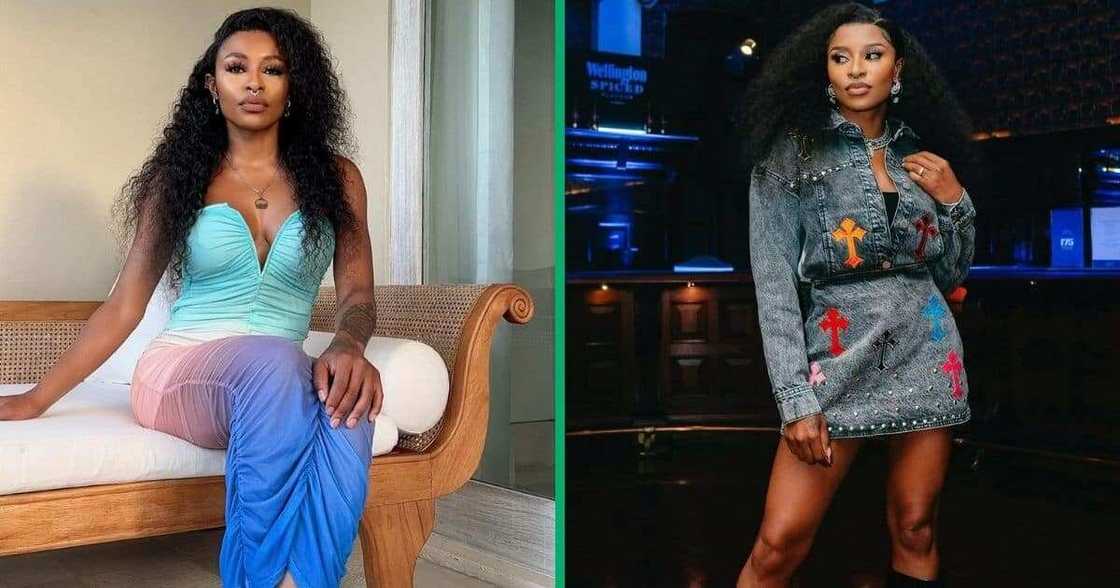 DJ Zinhle showed off her moves in roller skates DJ Zinhle showed off her moves in roller skates