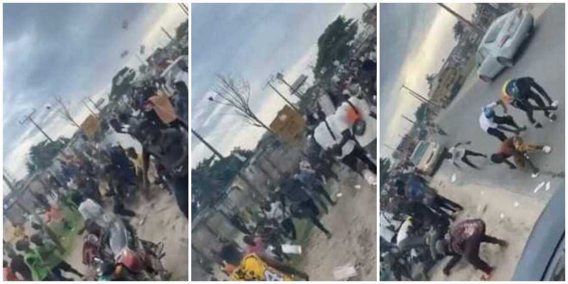 Reactions as Davido's former PA Aloma makes it rain on street as he throws wads of cash in the air Reactions as Davido's former PA Aloma makes it rain on street as he throws wads of cash in the air