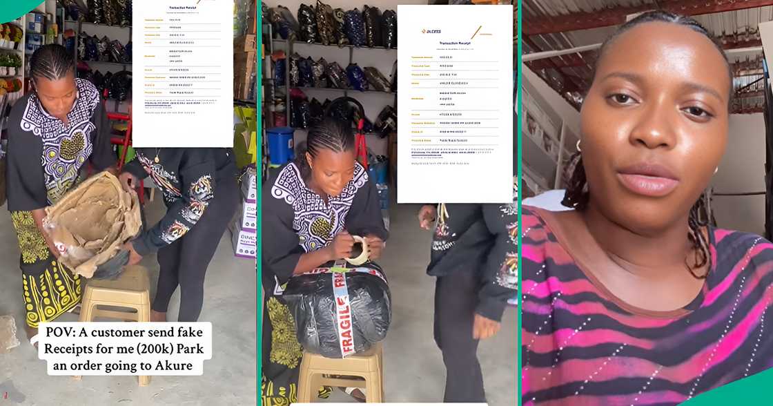 A businesswoman shares the reaction of a customer who got stones after sending a fake N200k bank transfer. A businesswoman shares the reaction of a customer who got stones after sending a fake N200k bank transfer.