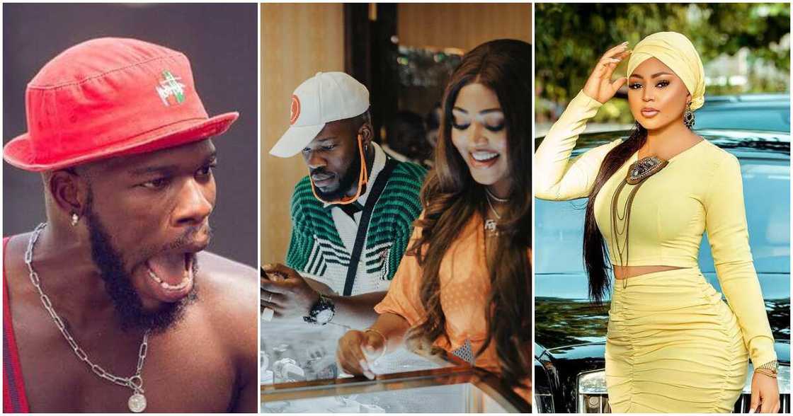 Shaggi and Regina Daniels in skit Shaggi and Regina Daniels in skit