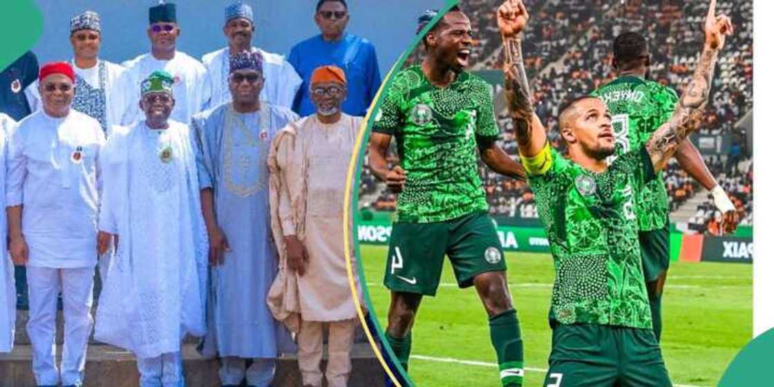 Tinubu da gwamnoni zasu je kallon wasan karshe. Tinubu da gwamnoni zasu je kallon wasan karshe.