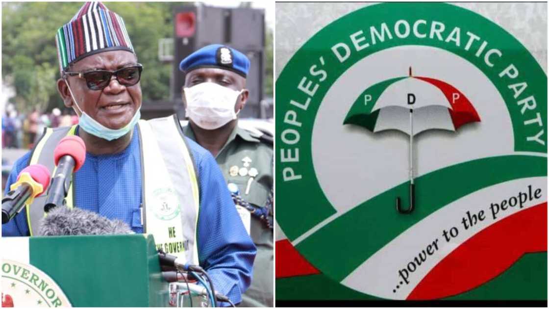 Governor Samuel Ortom/Benue/PDP/APC/May 29/2023 Election Governor Samuel Ortom/Benue/PDP/APC/May 29/2023 Election