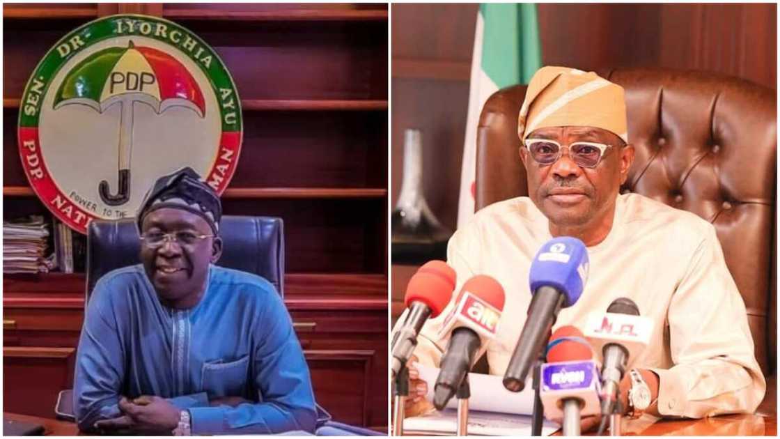 Governor Wike/PDP/Wike Moves Against PDP's Suspension, Expulsion/PDP/Atiku/Iyorchia Ayu Governor Wike/PDP/Wike Moves Against PDP's Suspension, Expulsion/PDP/Atiku/Iyorchia Ayu