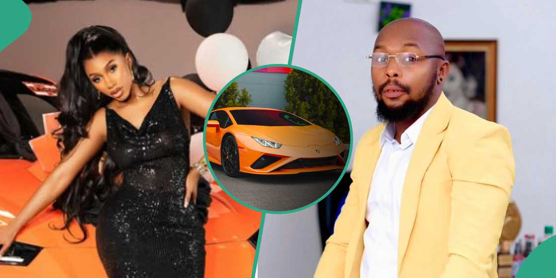 Mercy Eke's new Lamborghini ignites debate online