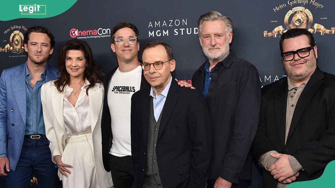 Lewis Pullman, Daphne Zuniga, Josh Greenbaum, Rick Moranis, Bill Pullman and Josh Gad Lewis Pullman, Daphne Zuniga, Josh Greenbaum, Rick Moranis, Bill Pullman and Josh Gad
