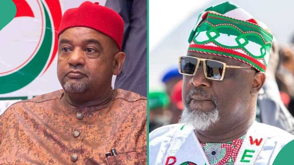 PDP national chairman Umar Damagum slammed Dino Melaye for not voting for himself PDP national chairman Umar Damagum slammed Dino Melaye for not voting for himself