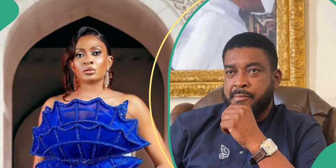 May Edochie and Chidi Mokeme May Edochie and Chidi Mokeme