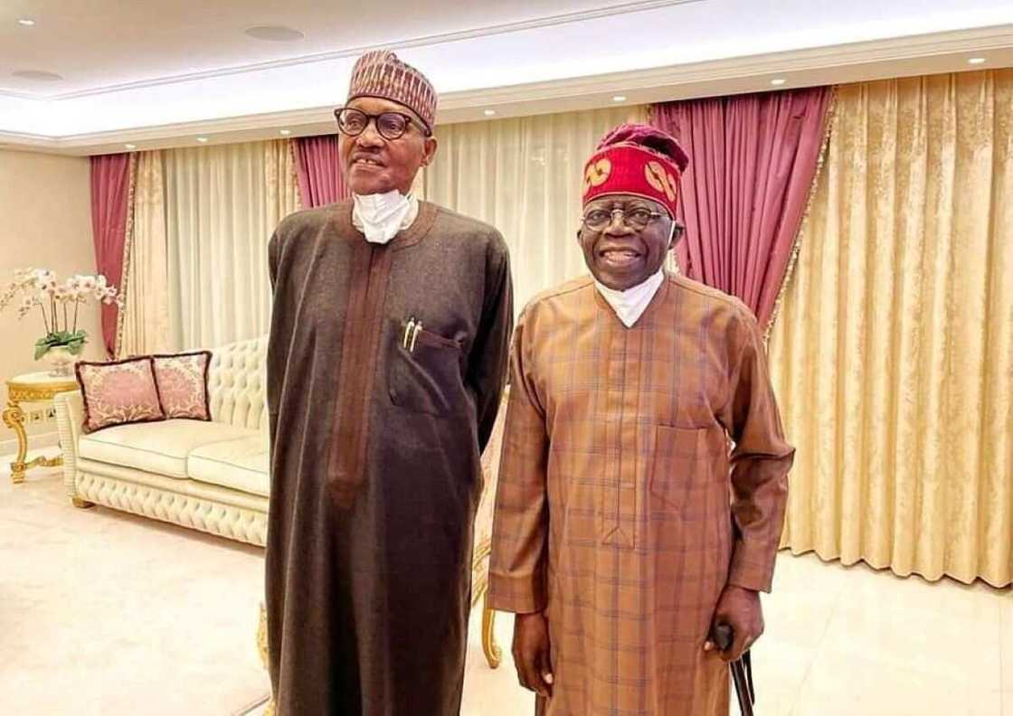 Buhari and Tinubu Buhari and Tinubu