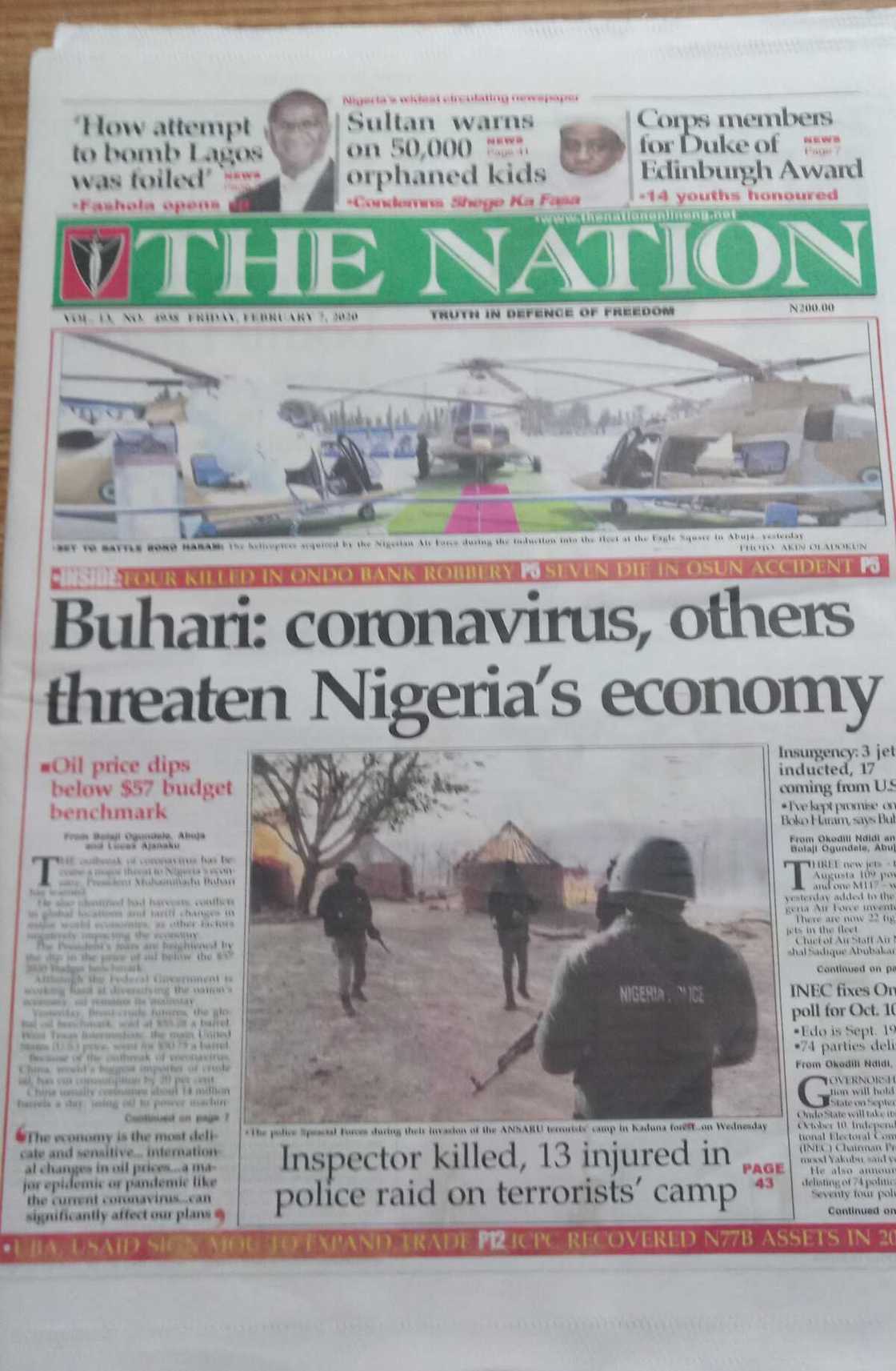 Newspaper review for Friday, February 7 Newspaper review for Friday, February 7