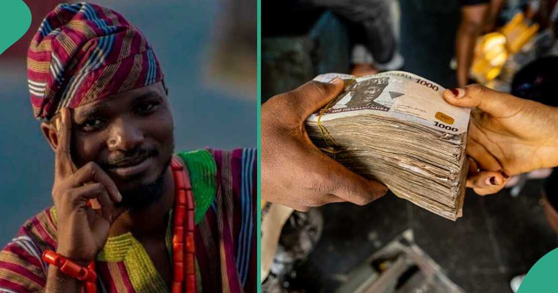 Man sad as loan shark contacts him. Man sad as loan shark contacts him.
