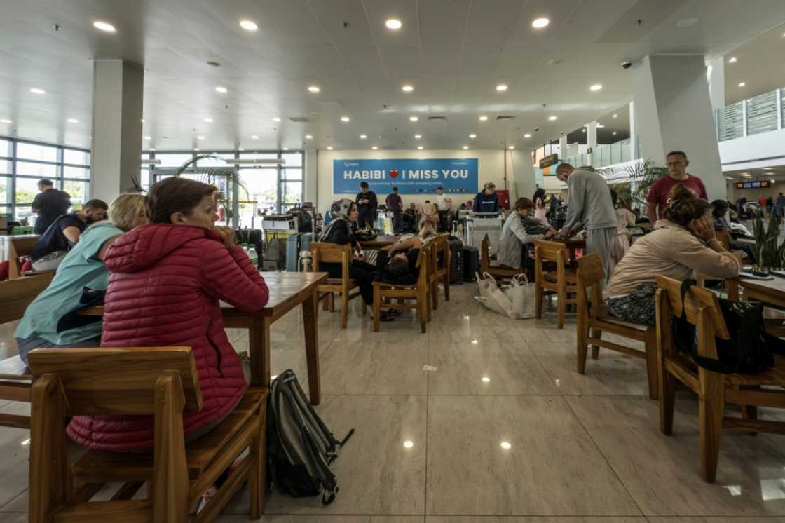 Tourists were stranded at Zanzibar airport during the election unrest in October Tourists were stranded at Zanzibar airport during the election unrest in October