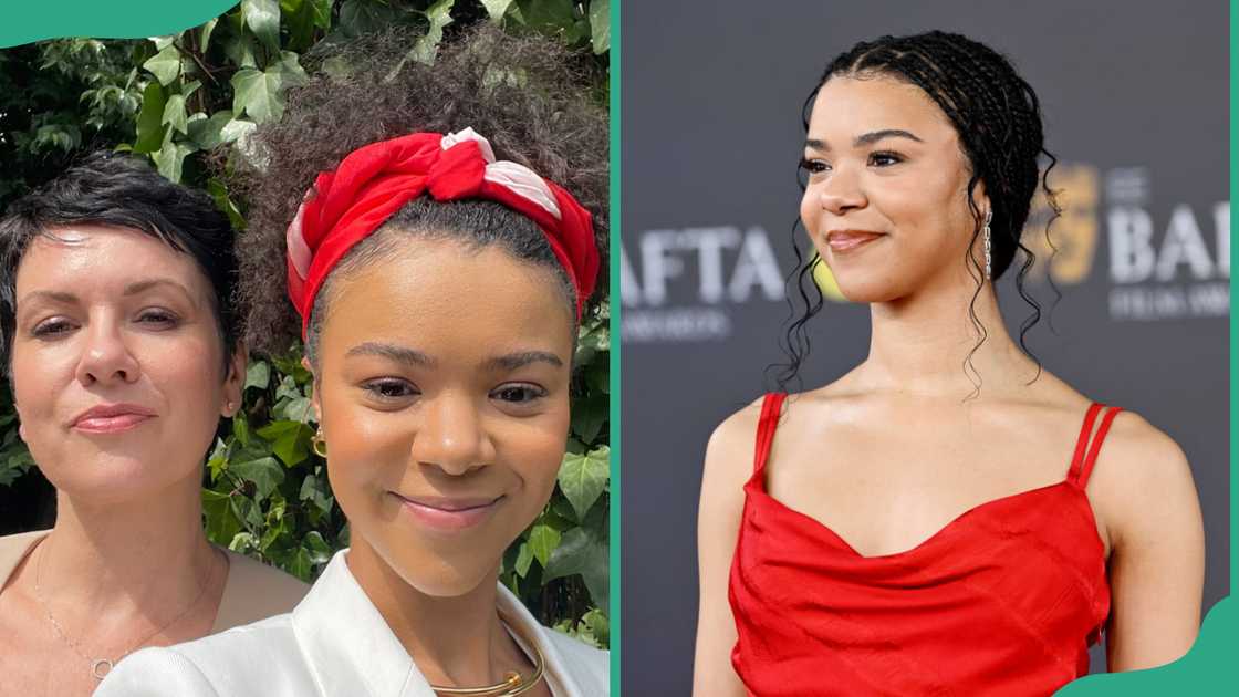 India and her mom (L) India Amarteifio at The Royal Festival Hall in London, England (R) India and her mom (L) India Amarteifio at The Royal Festival Hall in London, England (R)