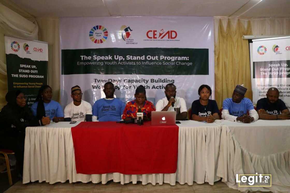 Nigerian activists on SUSO Program Nigerian activists on SUSO Program