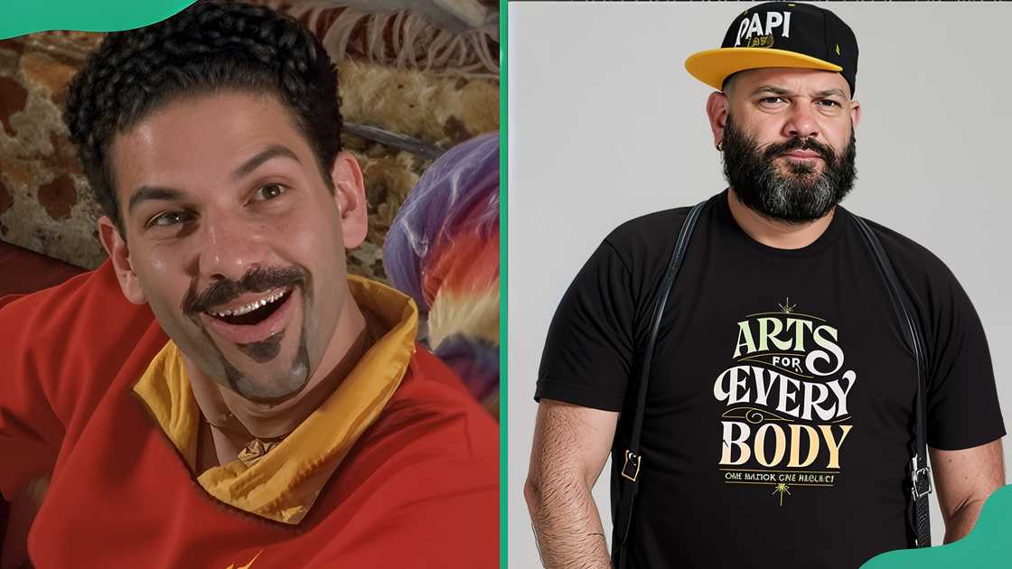 Guillermo Diaz then and now. Guillermo Diaz then and now.