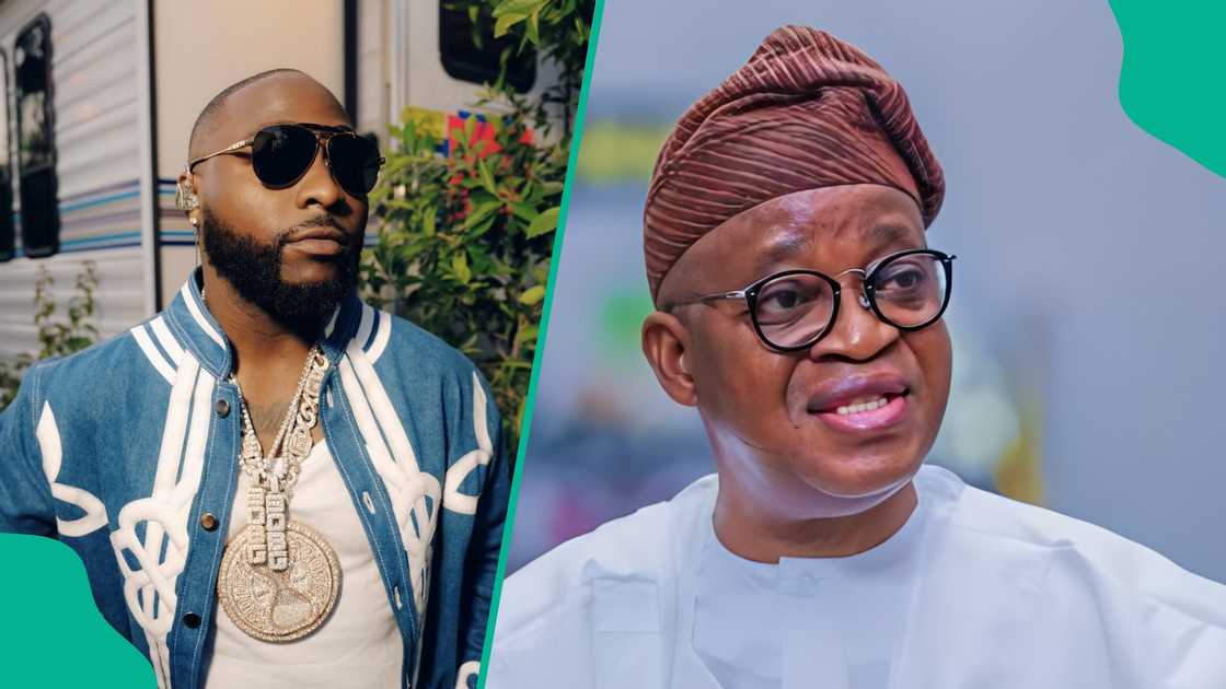 Davido slams Adegboyega Oyetola over over tweet about APC rally. Davido slams Adegboyega Oyetola over over tweet about APC rally.