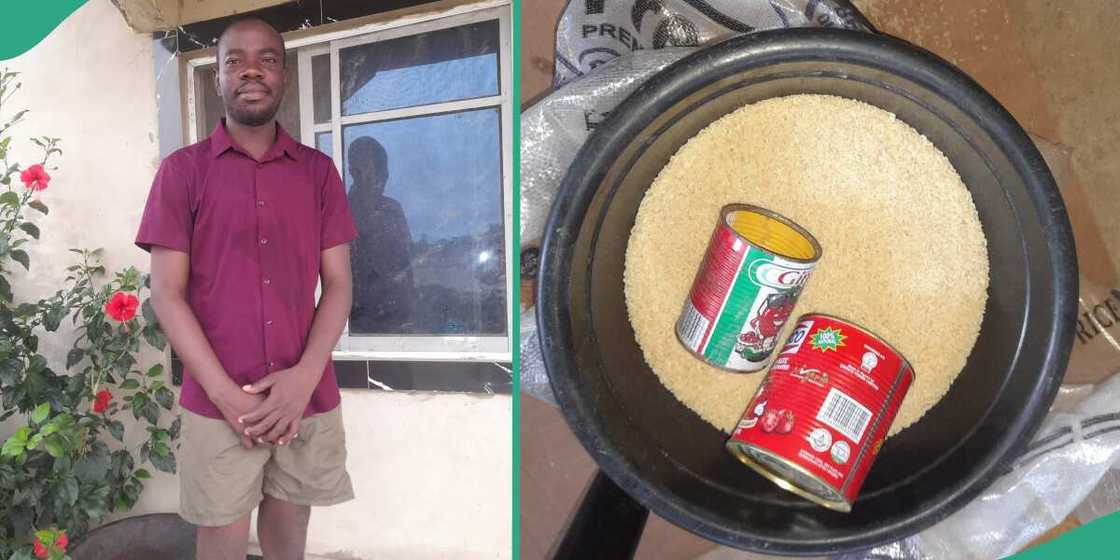 Man makes quick money after selling bag of rice he bought N52k cheaply Man makes quick money after selling bag of rice he bought N52k cheaply