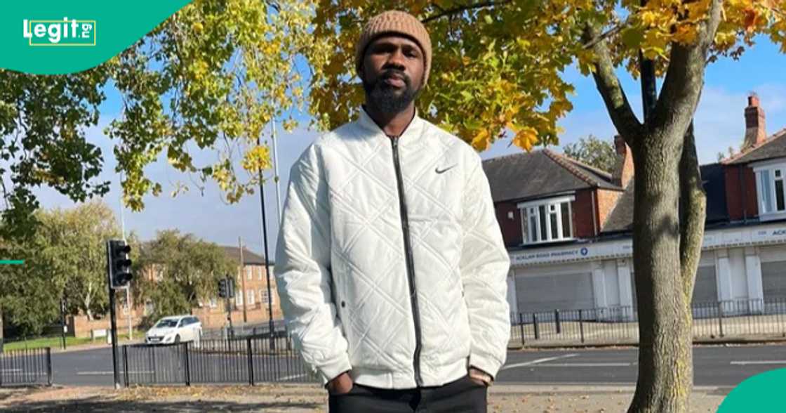 Man shares emotional video of himself working at a warehouse in UK. Man shares emotional video of himself working at a warehouse in UK.