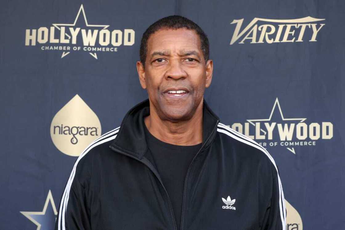 Denzel Washington in Los Angeles, California. Denzel Washington in Los Angeles, California.