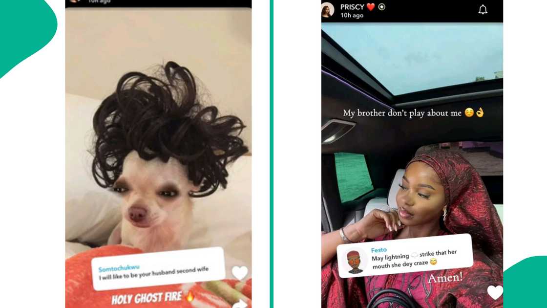 Iyabo Ojo's daughter Priscilla fires back at woman who wished to be her husband's second wife.