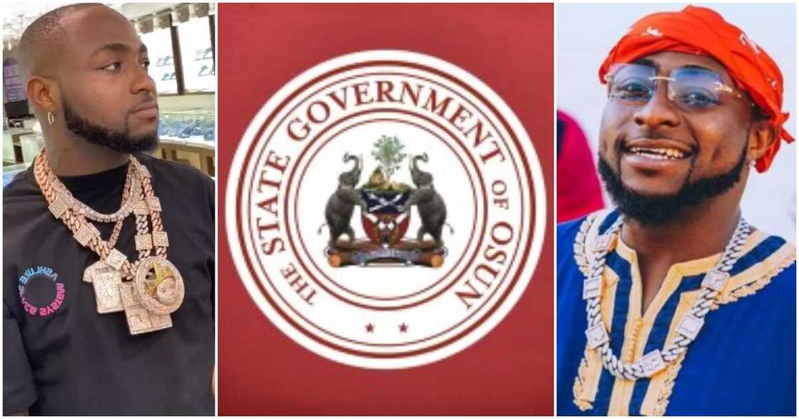 davido, osun state, chain davido, osun state, chain