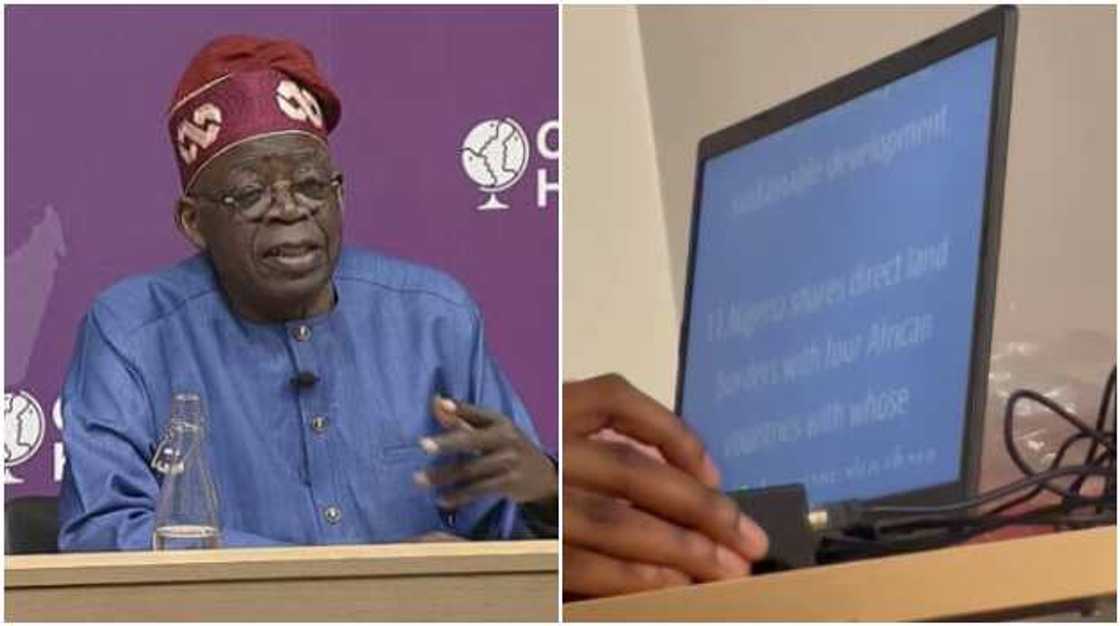 Tinubu at Chatham House Tinubu at Chatham House