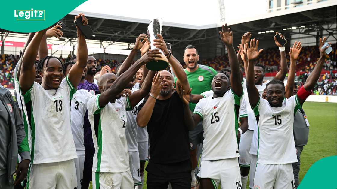 Eric Chelle, Super Eagles, Nigeria, Gtech Community Stadium, Brentford, London, England, Unity Cup. Eric Chelle, Super Eagles, Nigeria, Gtech Community Stadium, Brentford, London, England, Unity Cup.
