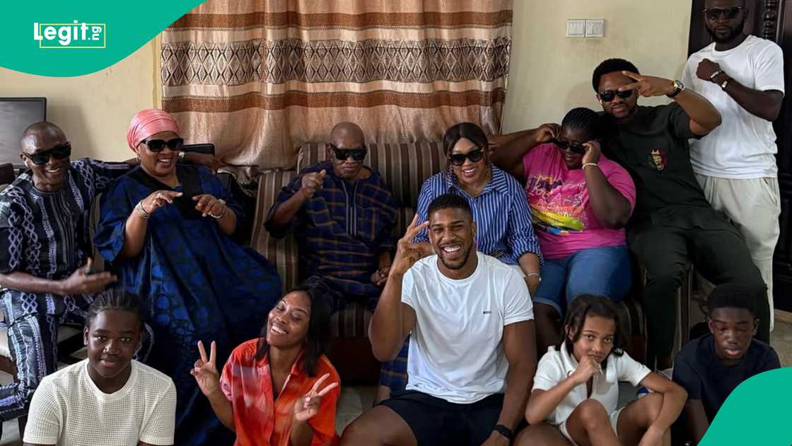 Anthony Joshua, Easter. Anthony Joshua, Easter.
