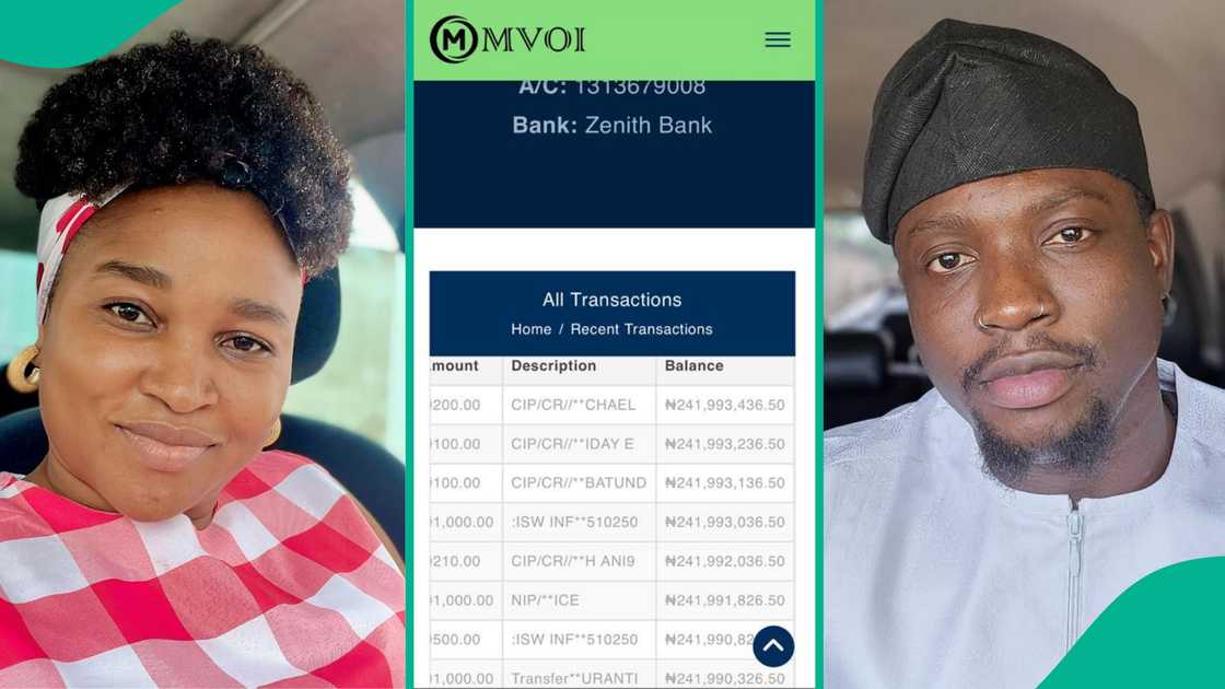 Reactions as lady shows amount she saw in VeryDarkMan's NGO account