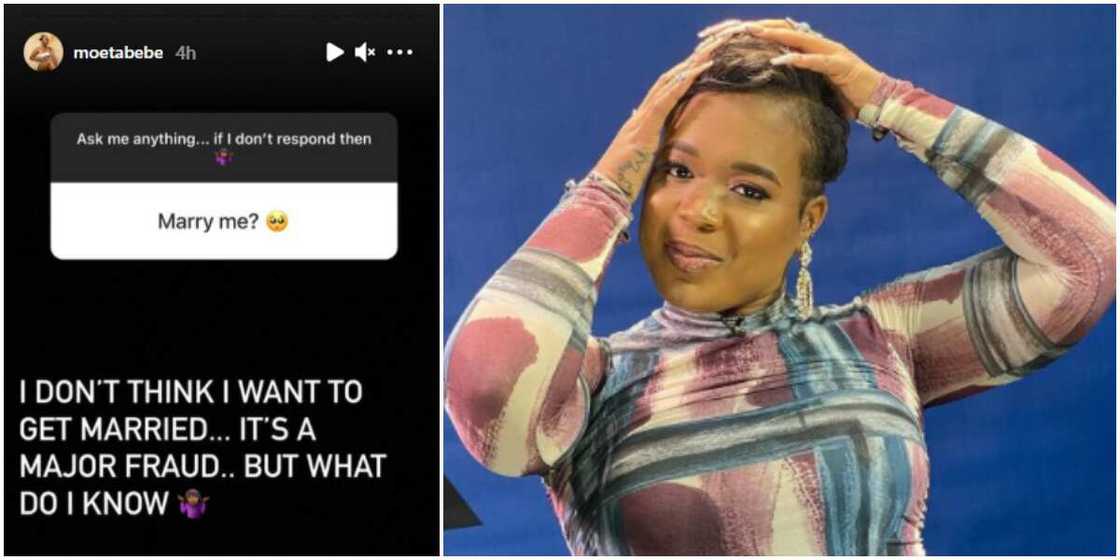 I don't Think I Want to get Married, it's a Major Fraud: Media Personality, Moet Abebe Reveals I don't Think I Want to get Married, it's a Major Fraud: Media Personality, Moet Abebe Reveals