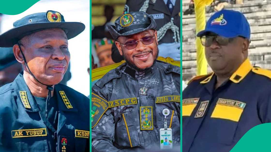 Gwamnonin da suka kaddamar da jami'an tsaro a jihohinsu Gwamnonin da suka kaddamar da jami'an tsaro a jihohinsu