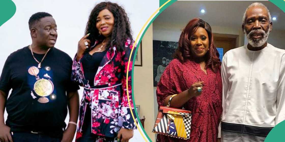 Mr Ibu and Olu Jacobs' marriage trends. Mr Ibu and Olu Jacobs' marriage trends.