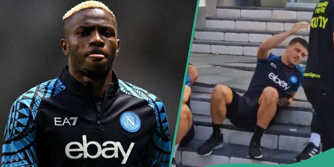 Photos of Victor Osimhen and Napoli colleague Photos of Victor Osimhen and Napoli colleague