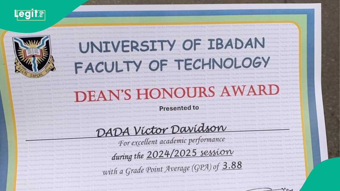 UI engineering student bags first class, shares he was sleep deprived in school UI engineering student bags first class, shares he was sleep deprived in school