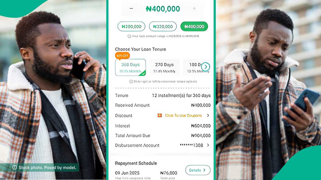 Man shows amount app asked him to pay for N400k loan, cries out online Man shows amount app asked him to pay for N400k loan, cries out online
