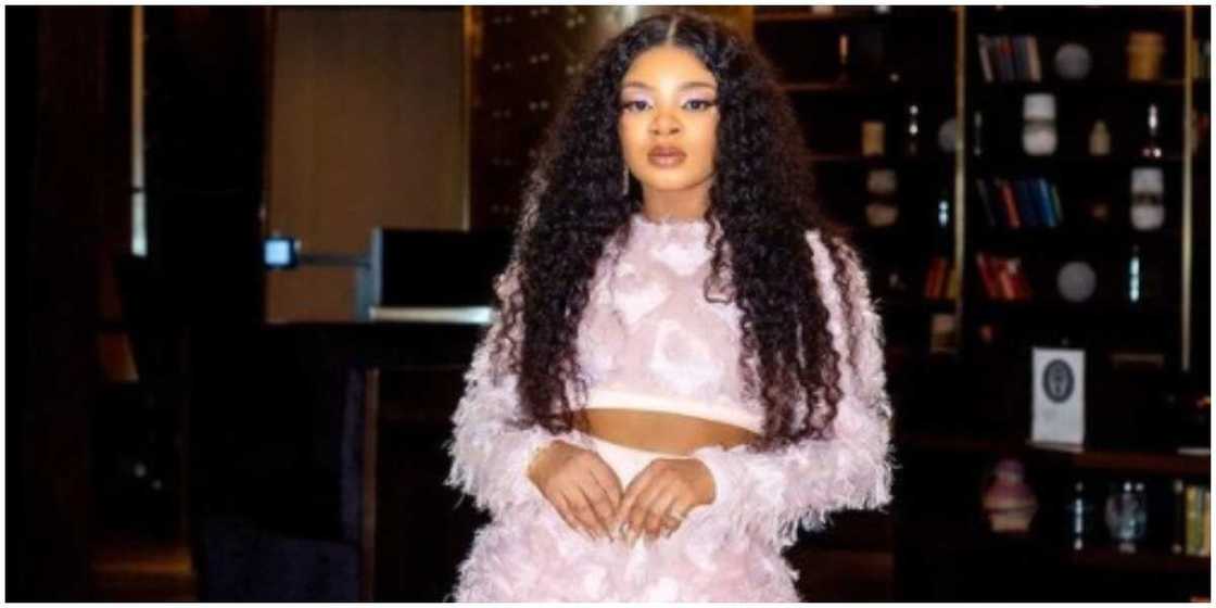 A photo of BBNaija star Queen. A photo of BBNaija star Queen.