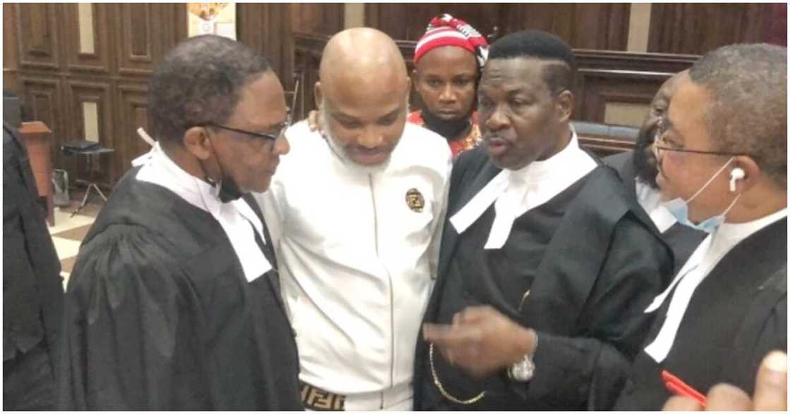 Nnamdi Kanu, IPOB leader, Ifeanyi Ejiofor, DSS, federal government Nnamdi Kanu, IPOB leader, Ifeanyi Ejiofor, DSS, federal government