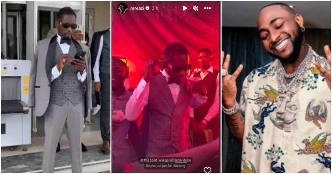 Mr Eazi, Davido, wedding