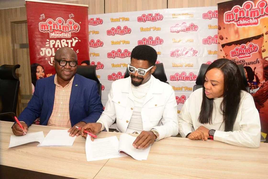 New Ambassador Alert: Minimie Welcomes Basket Mouth on Board