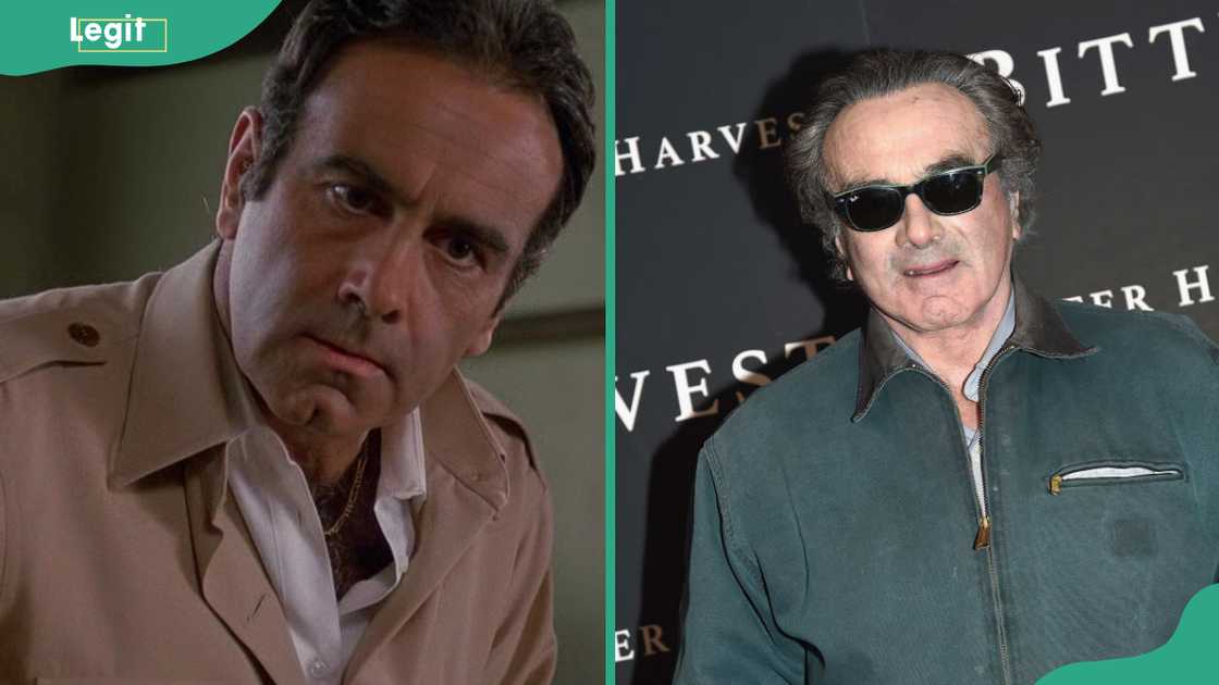 Dan Hedaya then (L), and now (R) Dan Hedaya then (L), and now (R)