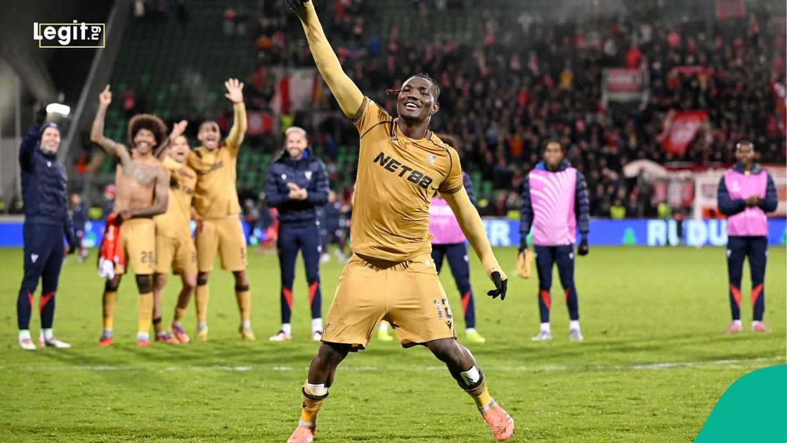 Chrisantus Uche, UEFA Conference League, Shelbourne FC, Crystal Palace FC, Tallaght, Ireland. Chrisantus Uche, UEFA Conference League, Shelbourne FC, Crystal Palace FC, Tallaght, Ireland.